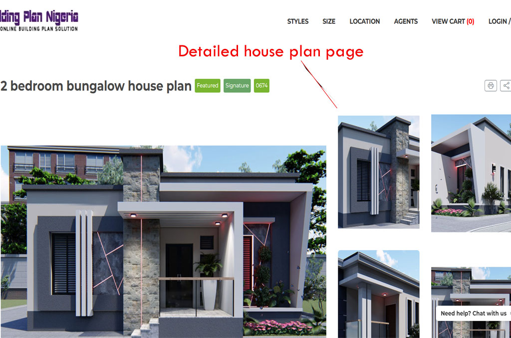 Step 2: How to Use the Detailed House Plan Page Before Purchase