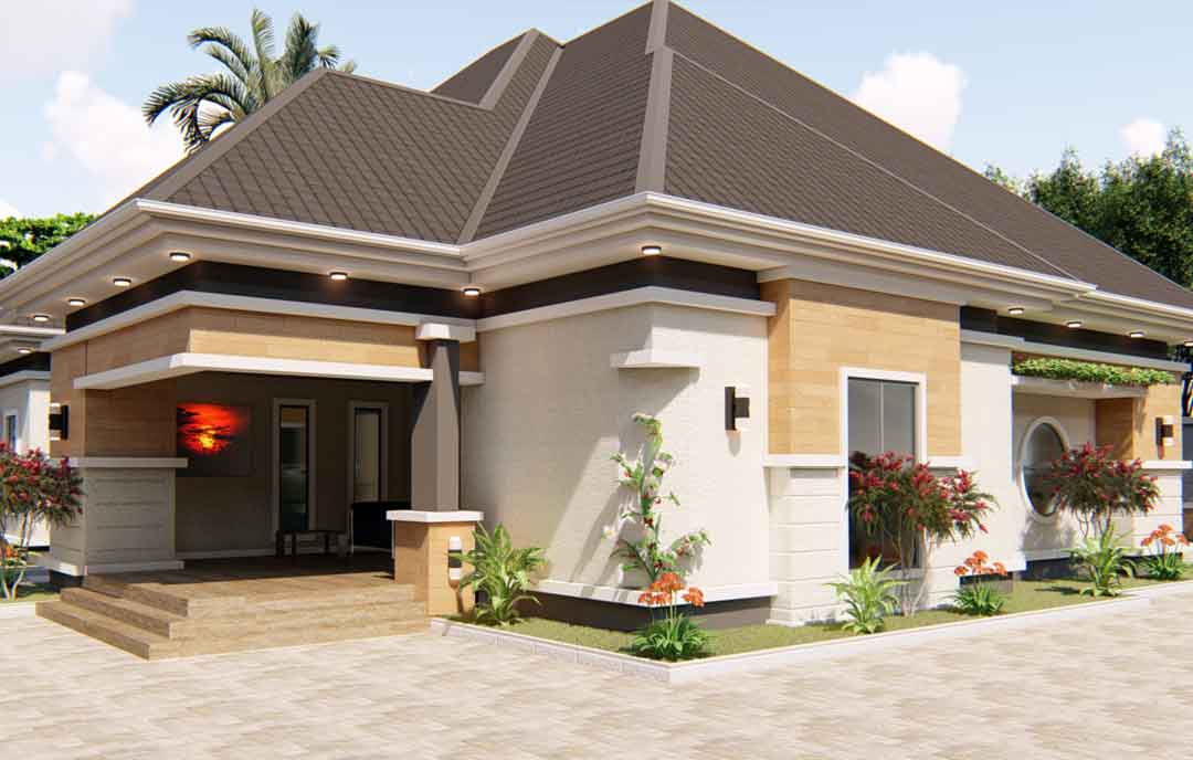 House design 4 bedroom Nigerian house plan