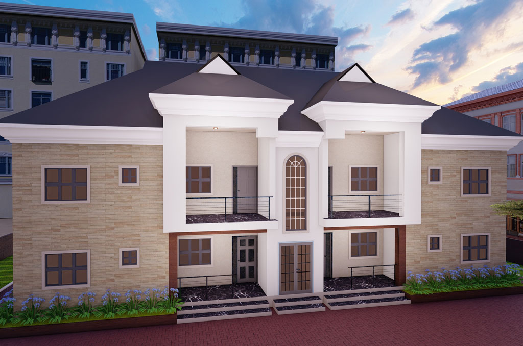 4 unit 2 Bedroom Twin Apartment