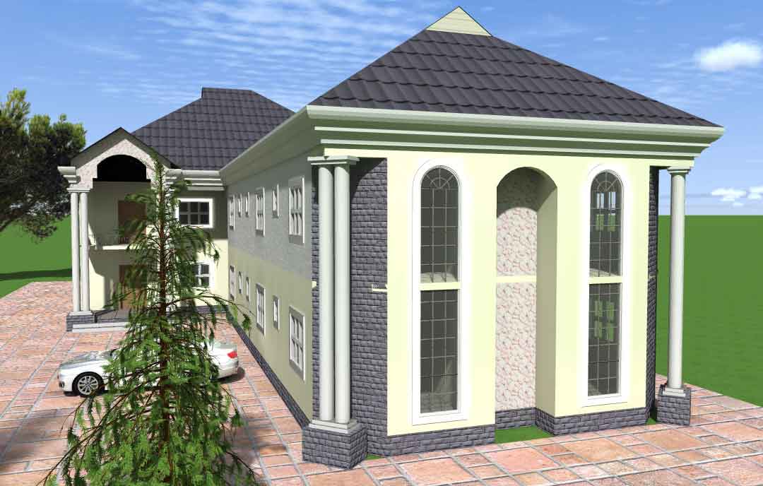 Exclusive Hotel House Plan Design