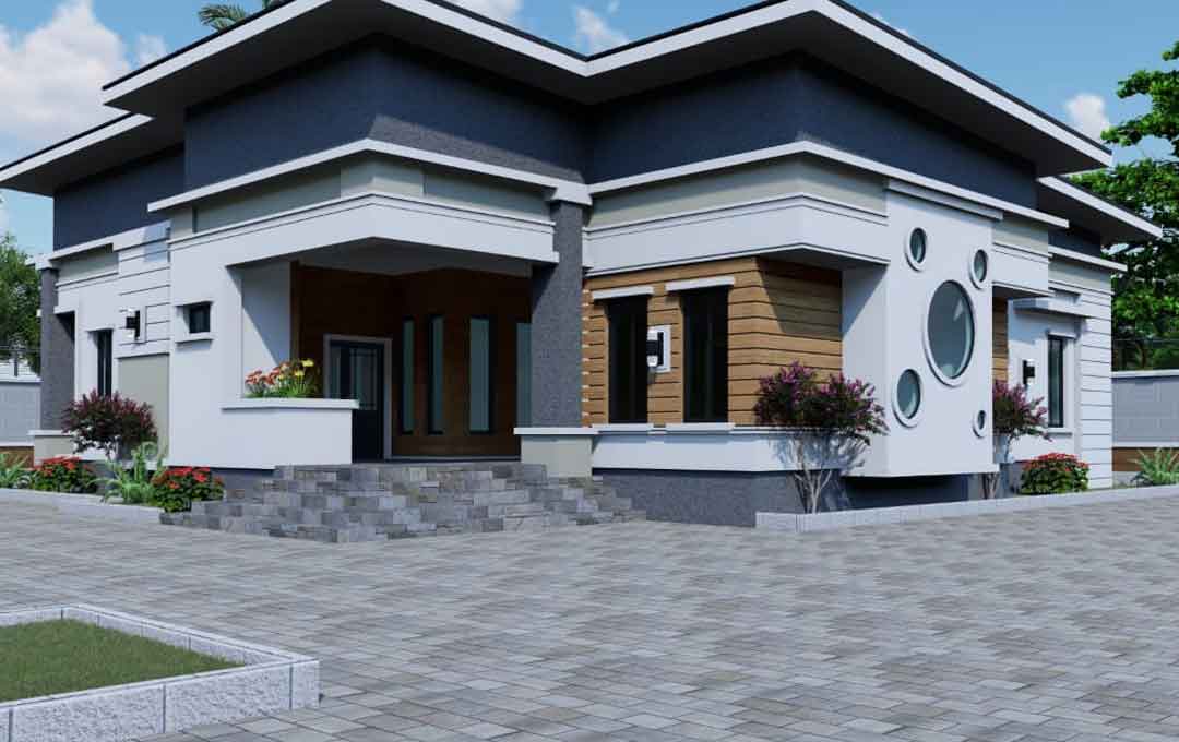 Gorgeous 4 Bedroom Nigerian House Design