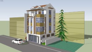 3 storey building