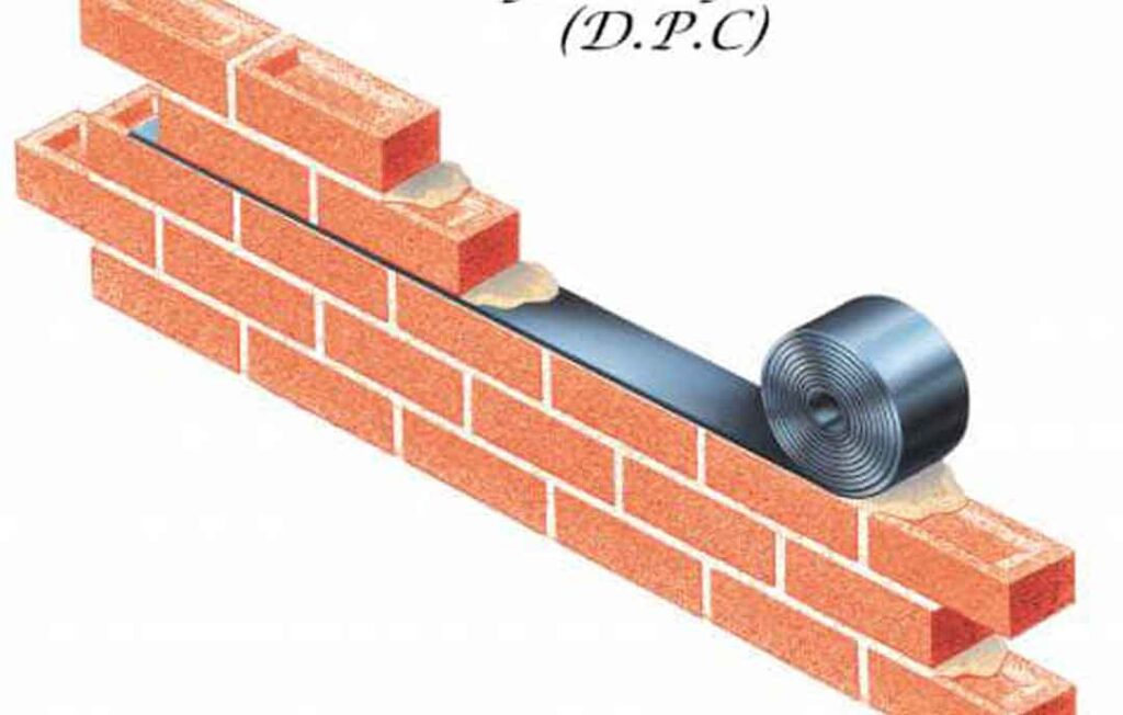 Introduction of damp proof tape