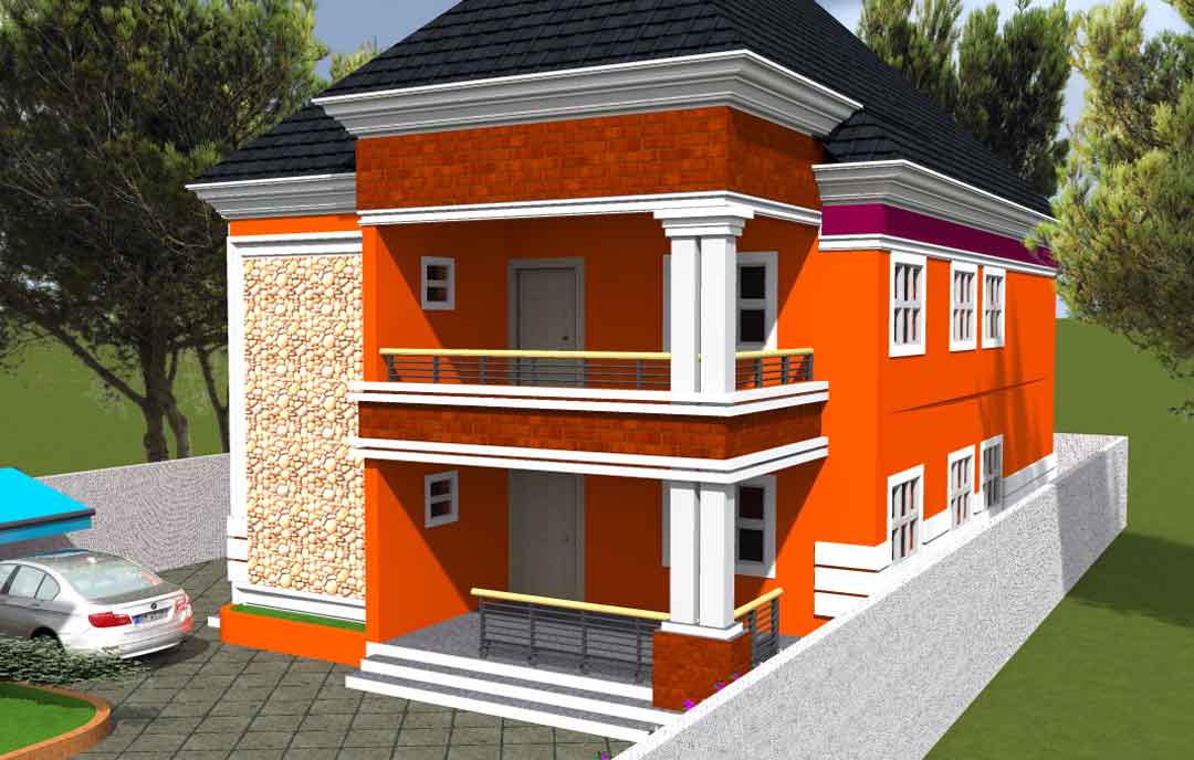 Three Bedroom Bedroom House Plans In Nigeria Harcrateremtettek