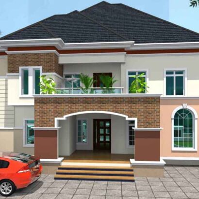 Modern 5 bedroom duplex Nigeria house design