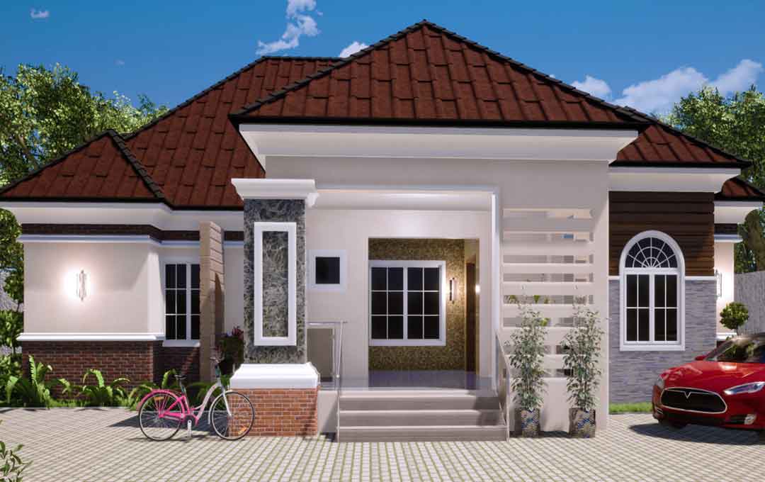 Bedroom Nigerian Detached House Plan Design