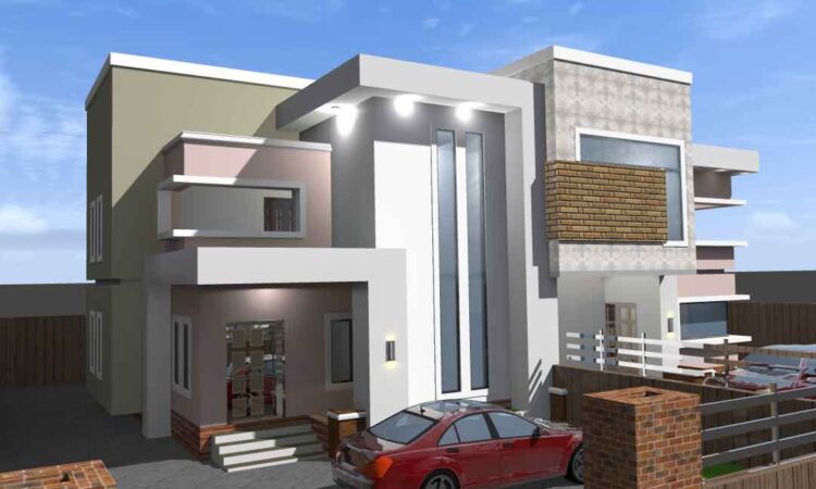 Modern 2 Bedroom And 3-bedroom Duplex House Plan